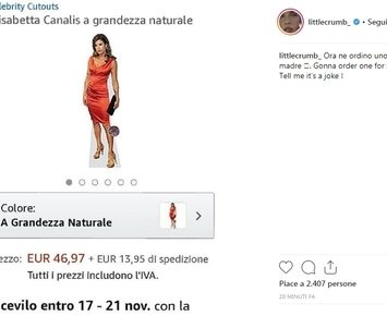 Elisabetta Canalis in vendita su Amazon a 47 euro…